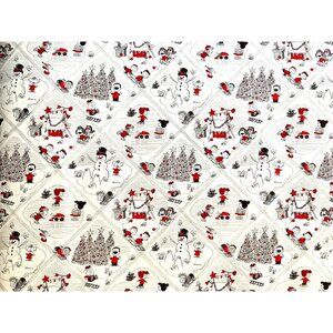 Hallmark Wrapping Paper Christmas Peanuts Gang Playing Snow White 70 sq ft Roll